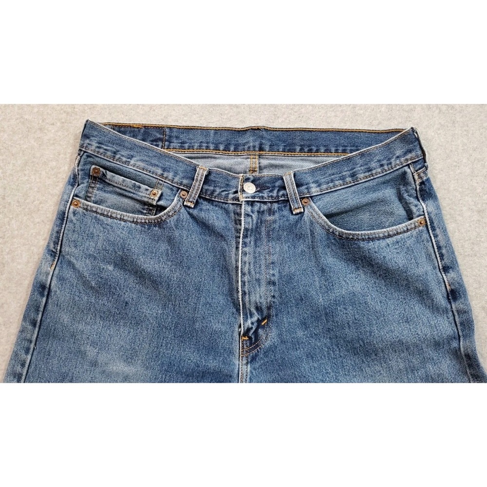 Levi's 505 Men's Straight Leg Blue‎ Jeans, Regular Fit, Size 36x34, 100% Cotton